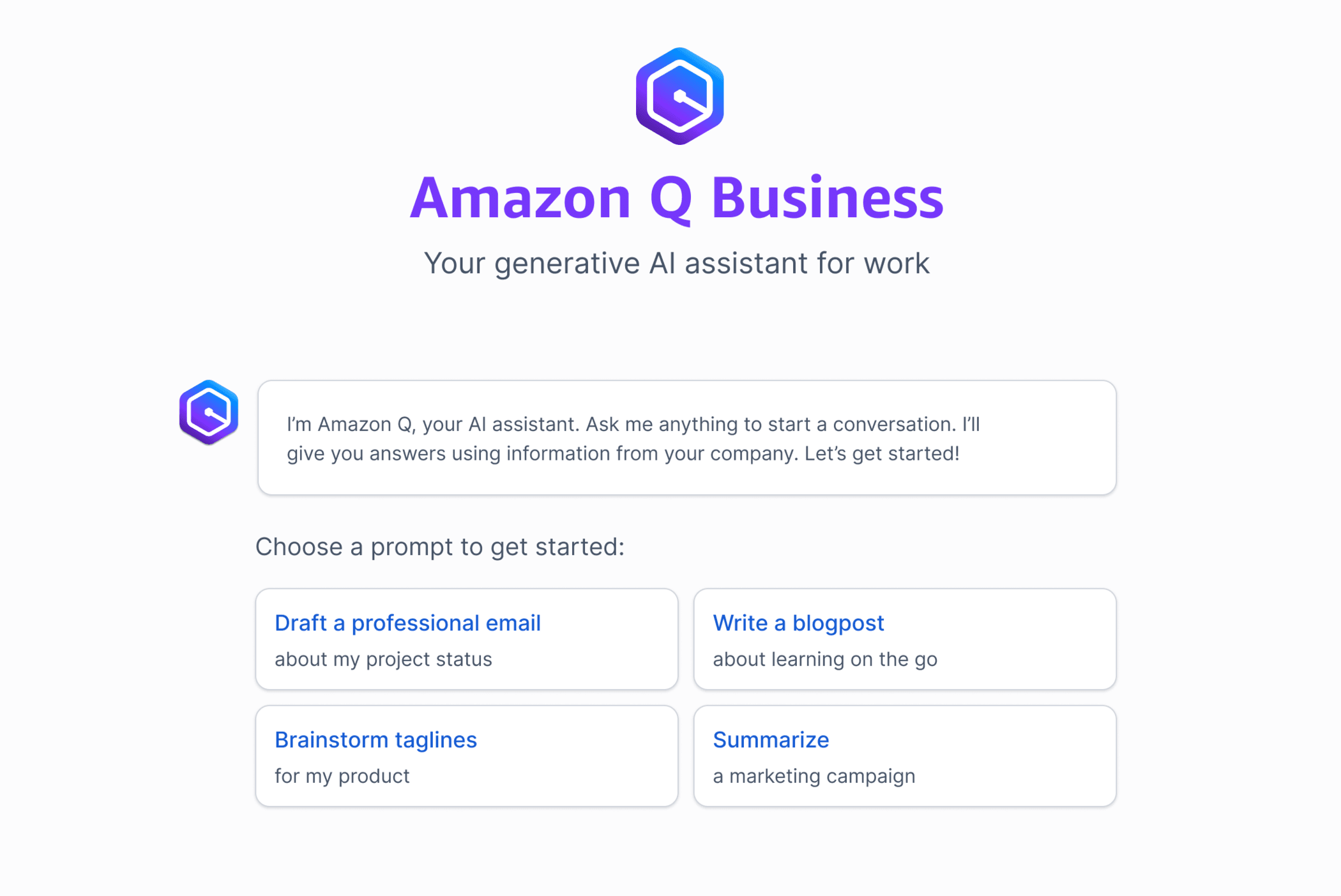 amazon q business