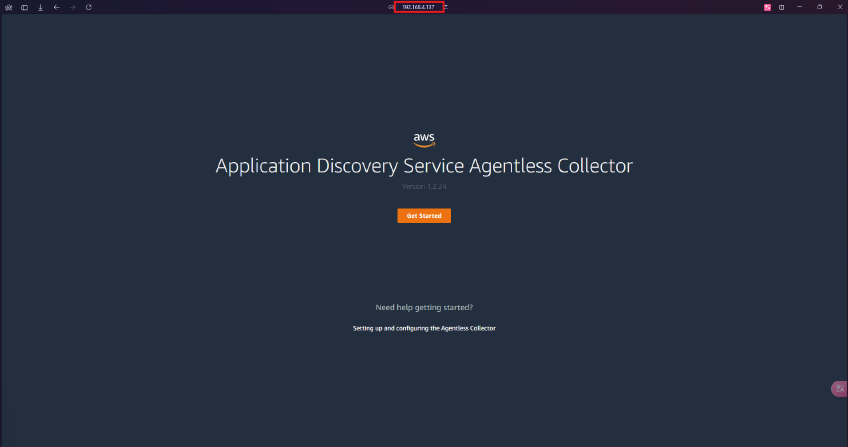 2. 配置 Agentless Collector：通過 Web 瀏覽器訪問 Agentless Collector 的管理界面。 (透過網路瀏覽 Collector 配置畫面) - 羽昇國際技術分享部落格